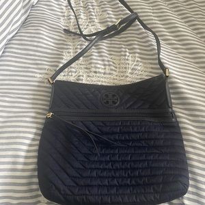 Tory Burch cross body navy bag